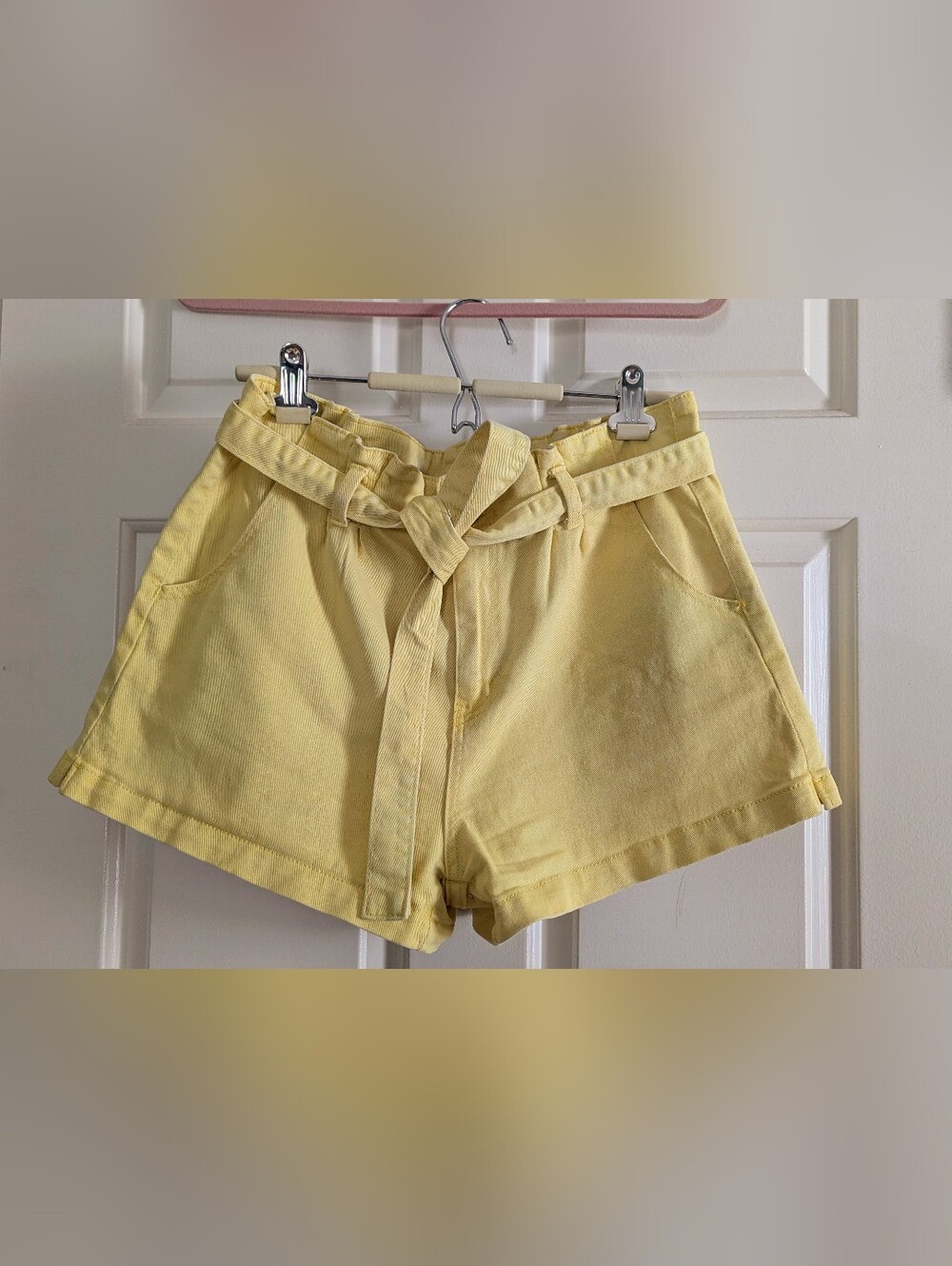 Cute And Curvy Yellow Shorts